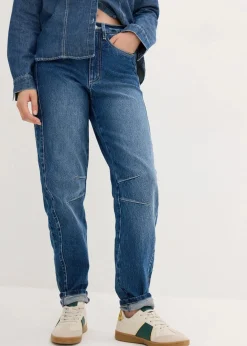 New Mom Jeans High Waist Damen Bekleidung·Shirts & Tops|Jeans