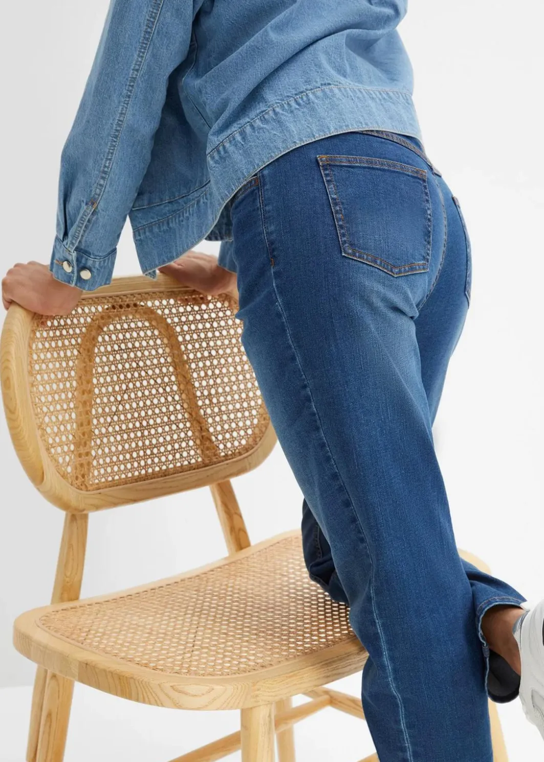 Outlet Mom Jeans High Waist, Stretch Damen Bekleidung·Shirts & Tops|Jeans