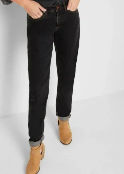 Damen bonprix Jeans|Bekleidung·Shirts & Tops|Mom Jeans Mid Waist, long