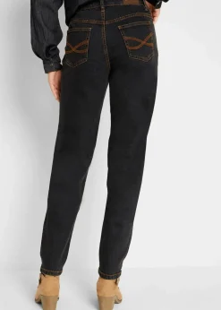 Damen bonprix Jeans|Bekleidung·Shirts & Tops|Mom Jeans Mid Waist, long