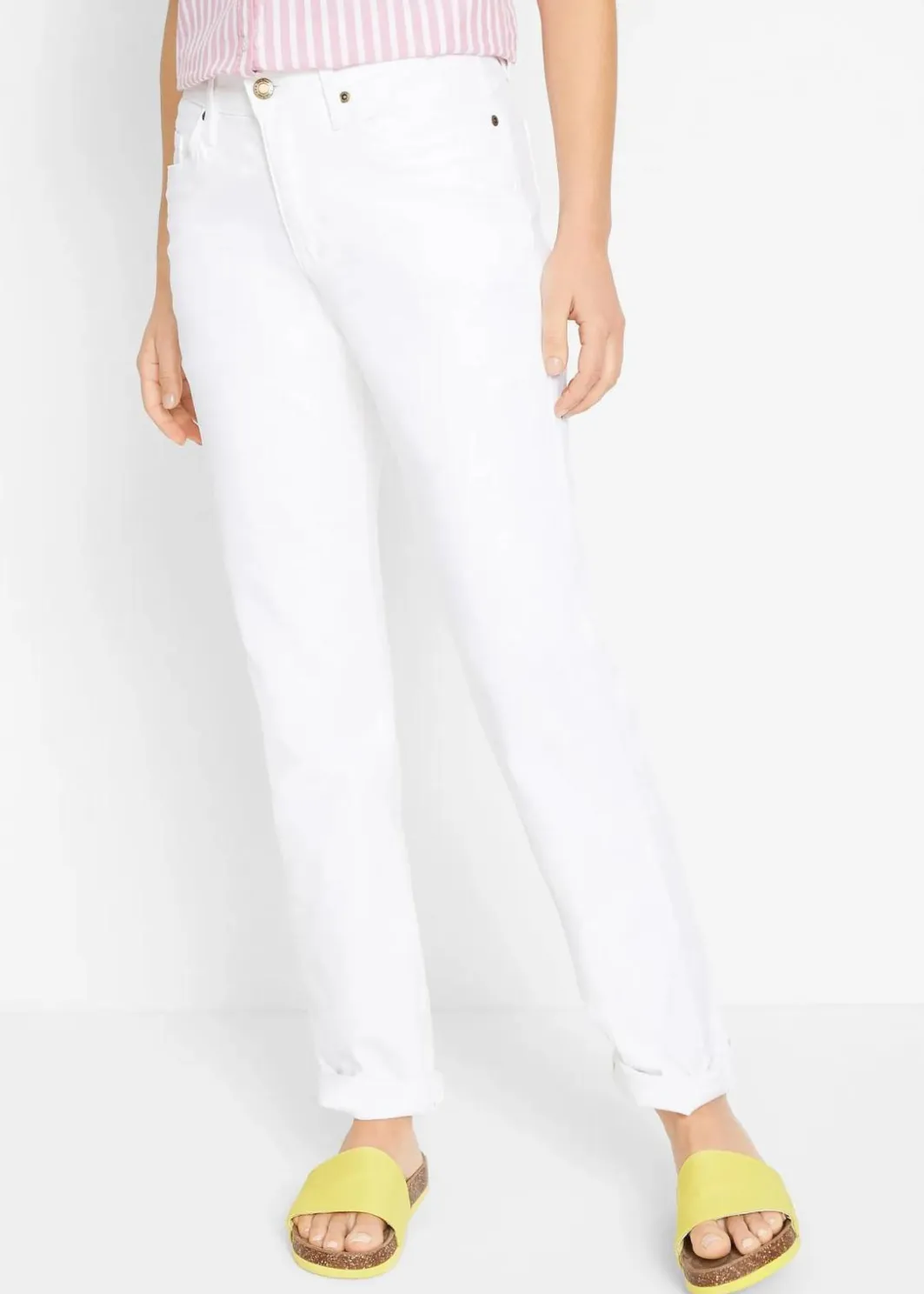Damen bonprix Bekleidung·Shirts & Tops|Jeans|Mom Jeans Mid Waist, long