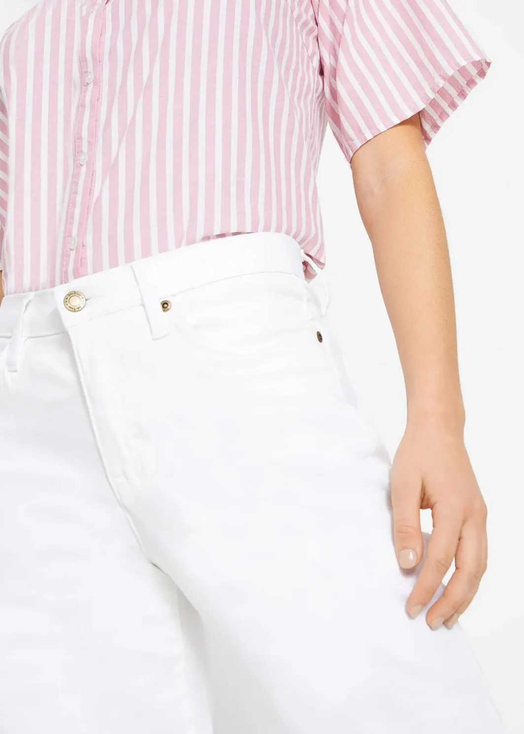 Damen bonprix Bekleidung·Shirts & Tops|Jeans|Mom Jeans Mid Waist, long