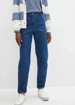 Damen bonprix Nachhaltigere Materialien|Jeans|Mom-Jeans, High Waist, Stretch