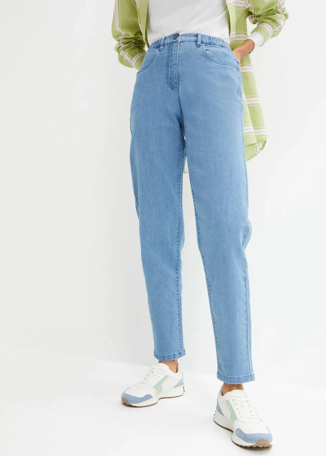 Damen bonprix Bekleidung·Shirts & Tops|Jeans|Mom-Jeans, High Waist, Stretch