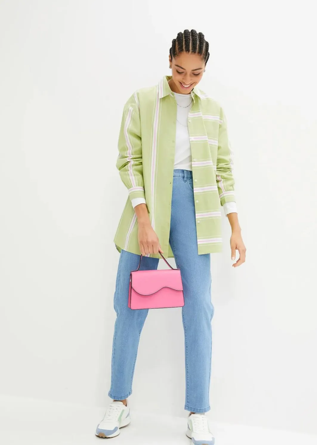 Damen bonprix Bekleidung·Shirts & Tops|Jeans|Mom-Jeans, High Waist, Stretch