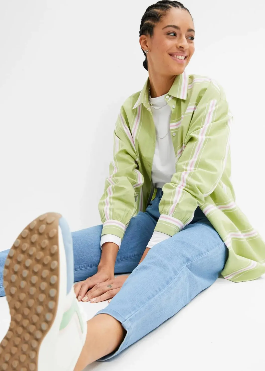 Damen bonprix Bekleidung·Shirts & Tops|Jeans|Mom-Jeans, High Waist, Stretch