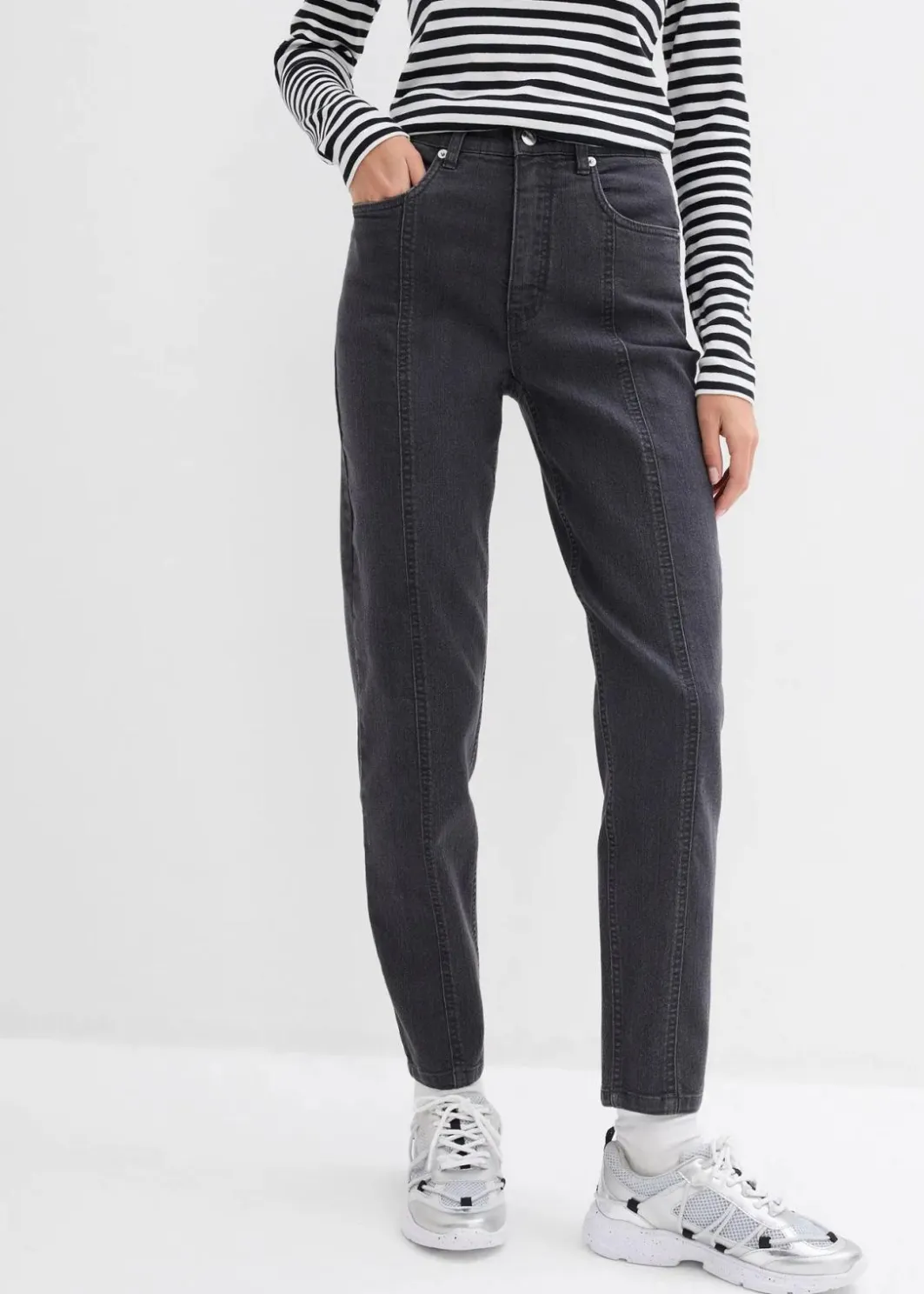 Hot Mom-Jeans High Waist, Stretch Damen Jeans|Bekleidung·Shirts & Tops