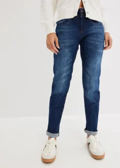 Damen bonprix Kurzgrößen|Bekleidung·Shirts & Tops|Mom-Jeans Mid Waist