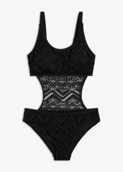 Online Monokini mit Spitze Damen Badeanzüge