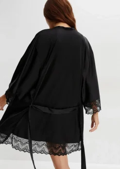 Discount Morgenmantel-Set: Kimono + Negligé (2-tlg. Set) Damen Wäsche·Dessous|Wäsche·Bademäntel