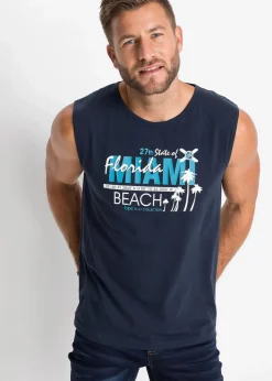 Herren bonprix Große Größen|Shirts & Polos|Muskel-Shirt aus reiner Bio-Baumwolle
