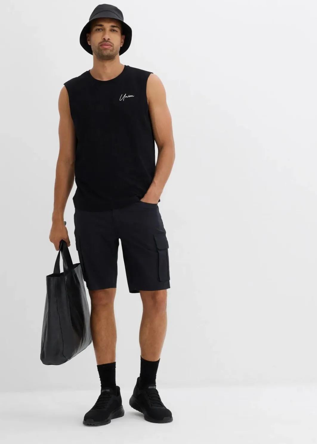 Herren bonprix Große Größen|Shirts & Polos|Muskelshirt (2er Pack) aus reiner Bio-Baumwolle, Loose Fit
