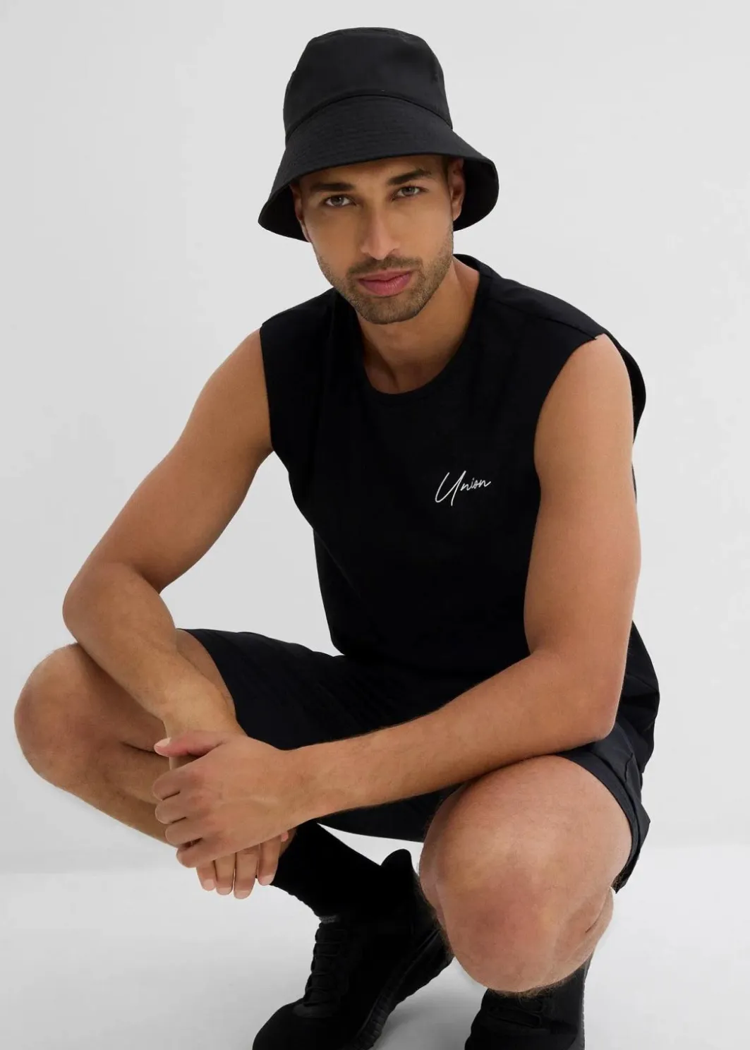 Herren bonprix Große Größen|Shirts & Polos|Muskelshirt (2er Pack) aus reiner Bio-Baumwolle, Loose Fit