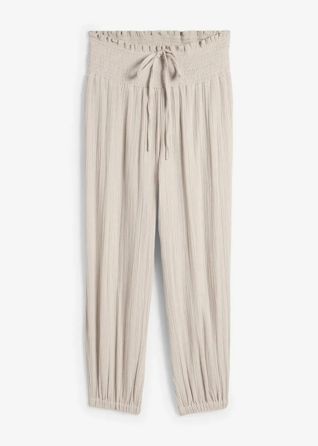 Damen bonprix Bekleidung·Kleider|Hosen|Musselin Hose mit Smockbund