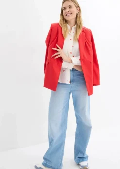 Sale Musselin-Bluse mit Herzen Damen Bekleidung·Jacken & Mäntel|Blusen & Tuniken