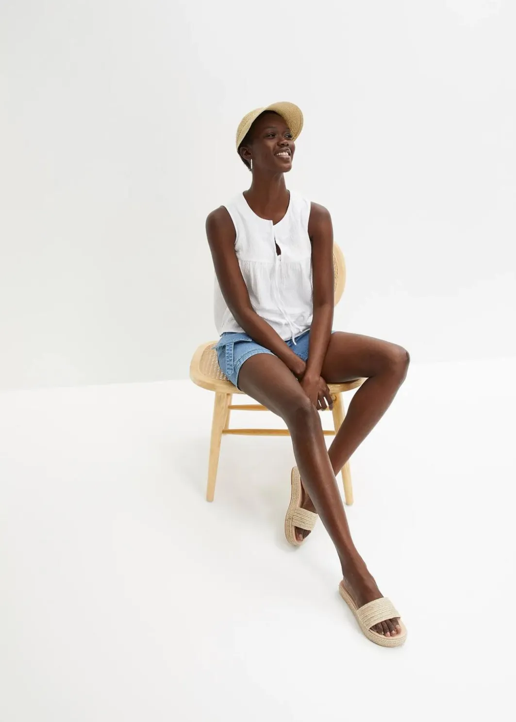 New Musselin-Blusentop Damen Shirts & Tops|Blusen & Tuniken