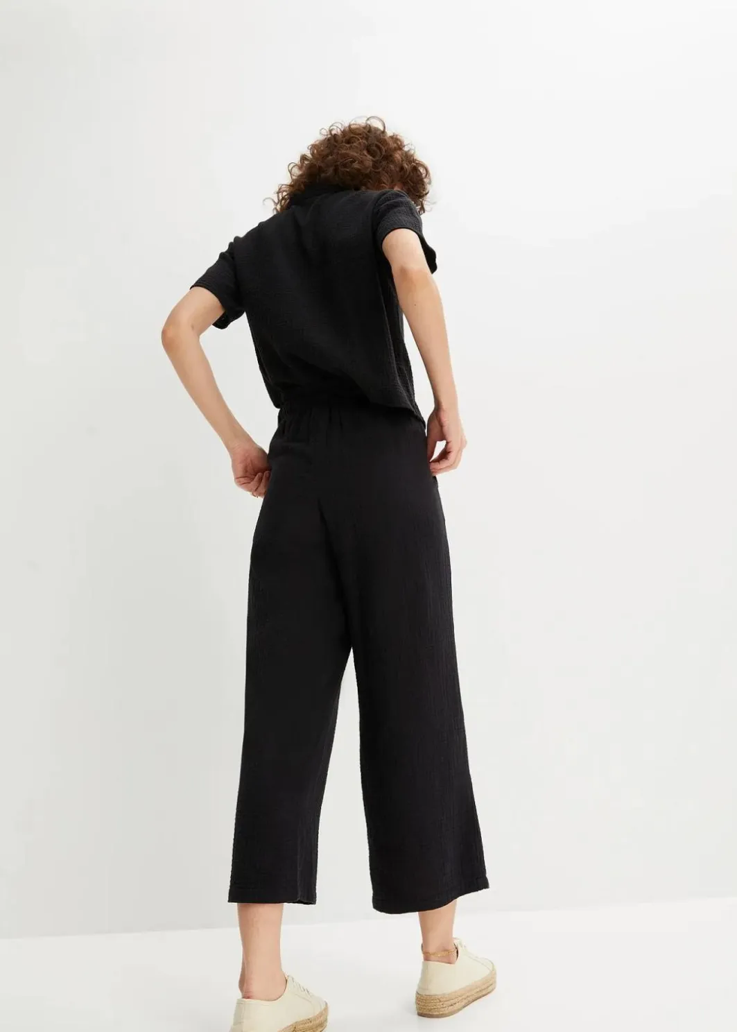 Damen bonprix Bekleidung·Kleider|Hosen|Musselin-Culotte aus Baumwolle