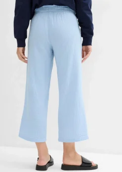 Musselin-Culotte aus Baumwolle Damen Hosen|Bekleidung·Kleider