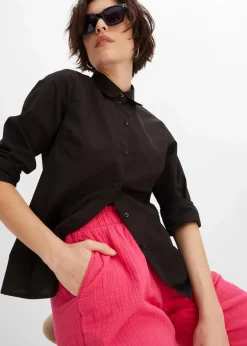Online Musselin-Culotte aus Baumwolle Damen Hosen|Bekleidung·Kleider