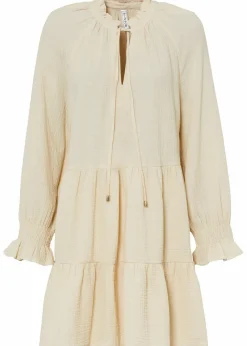 Outlet Musselin-Kleid Damen Bekleidung·Pullover & Strickjacken|Kleider