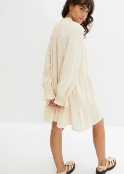 Outlet Musselin-Kleid Damen Bekleidung·Pullover & Strickjacken|Kleider