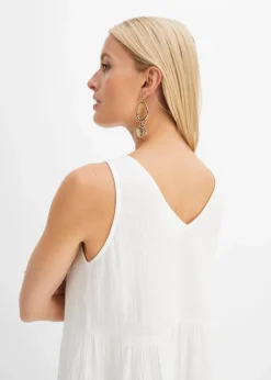 Discount Musselin-Kleid aus reiner Baumwolle Damen Bekleidung·Pullover & Strickjacken|Kleider