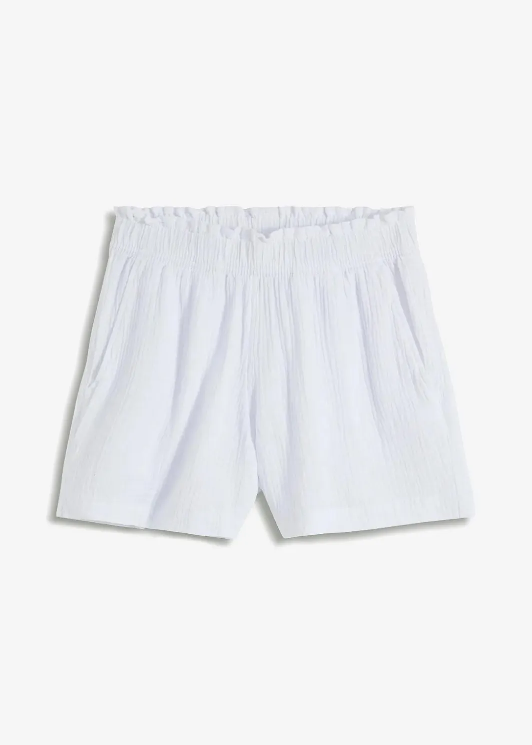 Damen bonprix Hosen|Shorts|Musselin-Shorts aus reiner Baumwolle