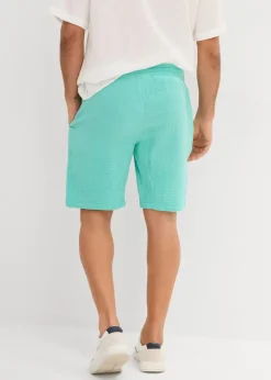 Herren bonprix Große Größen|Shorts|Musselin-Shorts aus reiner Baumwolle, Regular Fit