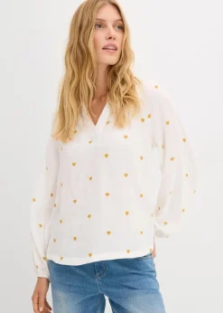 Damen bonprix Bekleidung·Jacken & Mäntel|Blusen & Tuniken|Musselin-Tunika