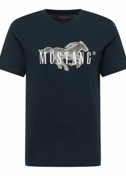 Herren Mustang Jeans Große Größen|Marken|Mustang Austin T-Shirt aus reiner Baumwolle
