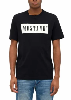 Herren Mustang Jeans Große Größen|Marken|Mustang Austin T-Shirt aus reiner Baumwolle