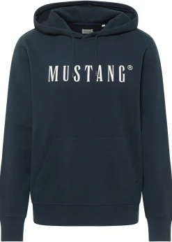 Herren Mustang Jeans Große Größen|Marken|Mustang Bronson Hoodie aus reiner Bio-Baumwolle