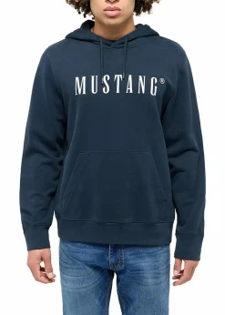 Herren Mustang Jeans Große Größen|Marken|Mustang Bronson Hoodie aus reiner Bio-Baumwolle