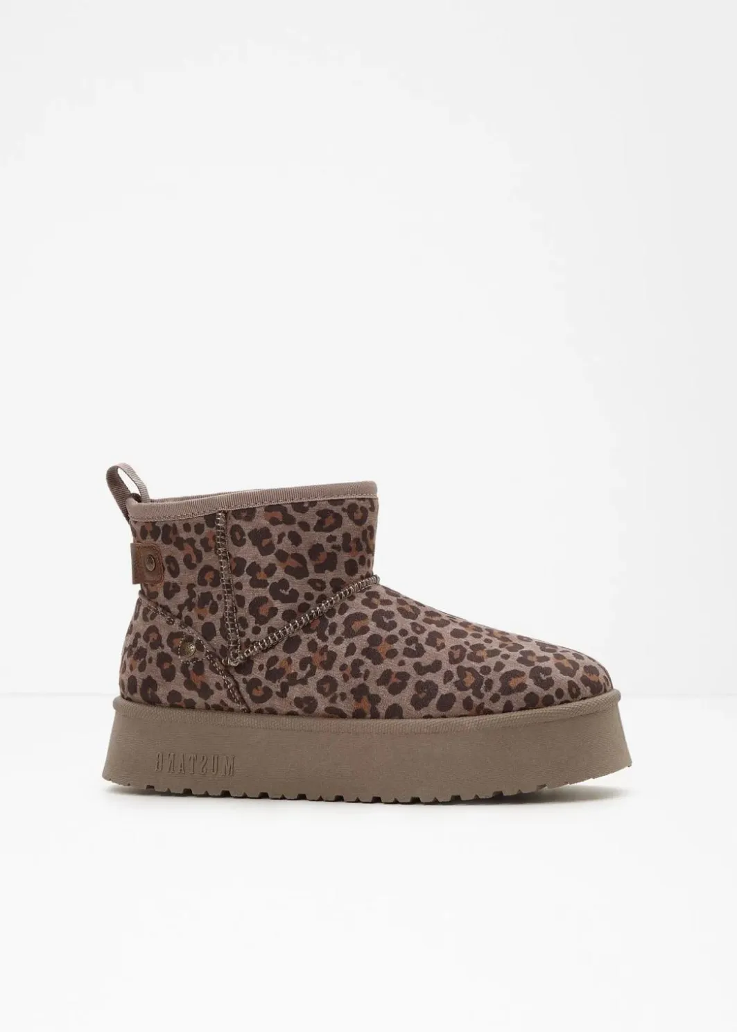 Damen Mustang High Heels|Gefütterte Winterschuhe|Plateau-Boots