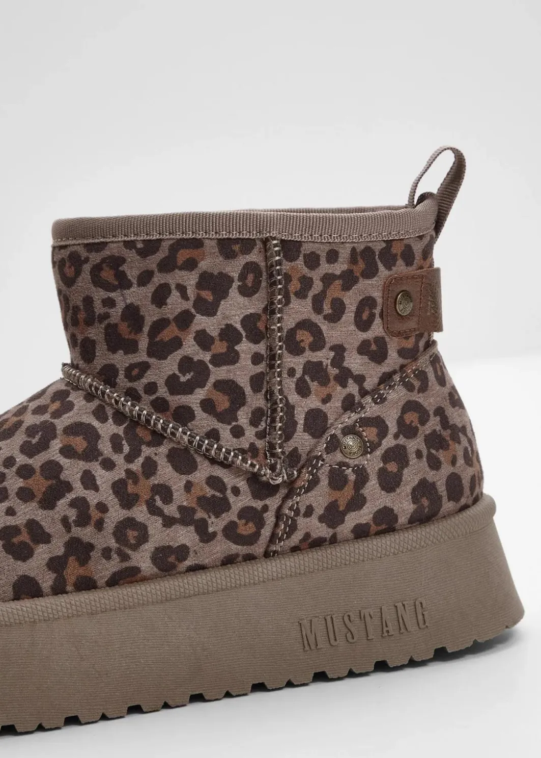 Damen Mustang High Heels|Gefütterte Winterschuhe|Plateau-Boots