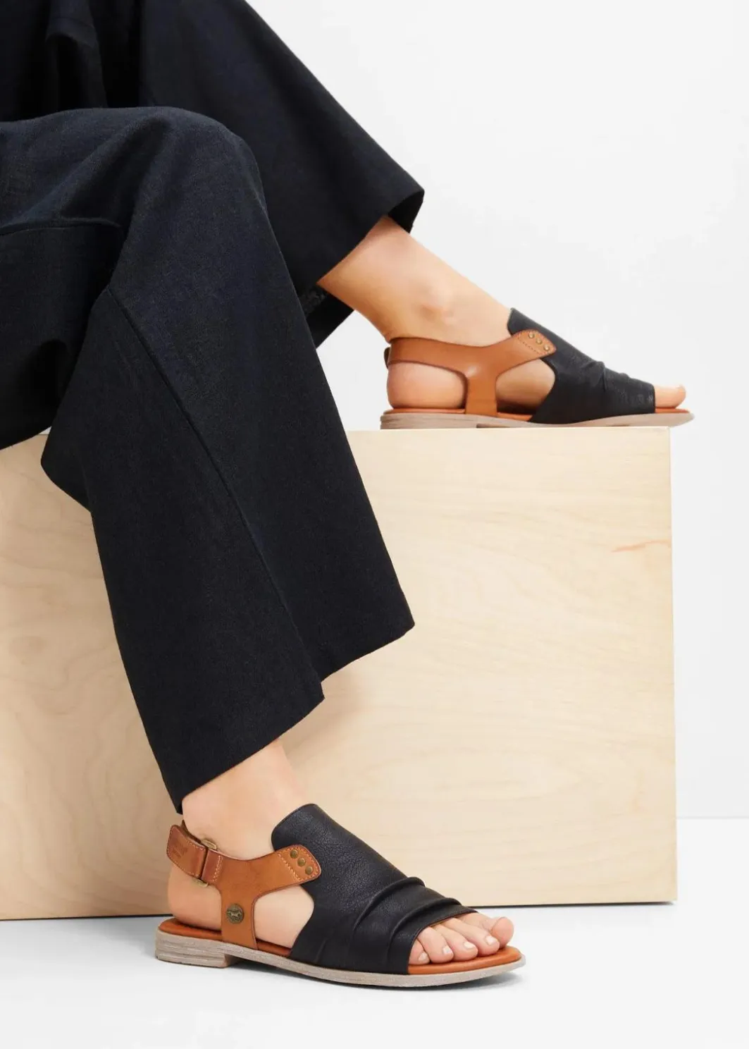 Damen Mustang High Heels|Sommerschuhe|Sandalen