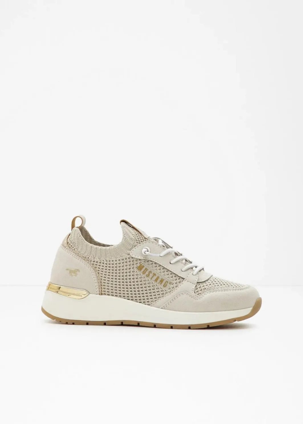 Damen Mustang High Heels|Sneaker|Sneaker aus Soft-Material
