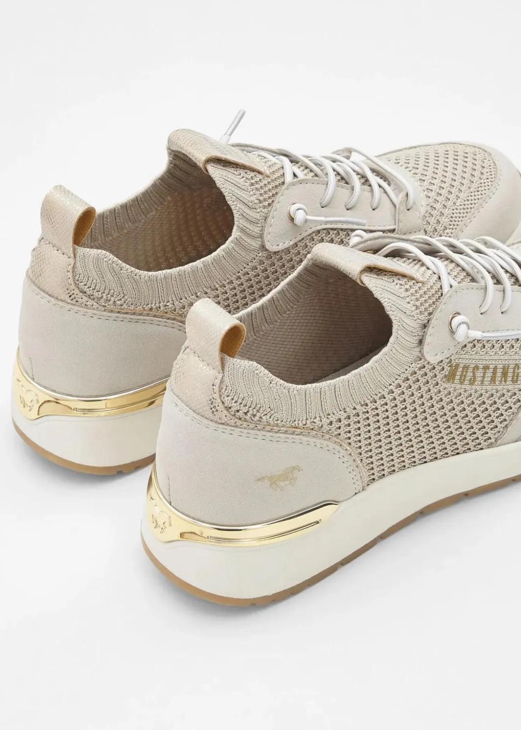 Damen Mustang High Heels|Sneaker|Sneaker aus Soft-Material