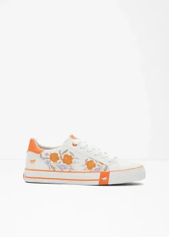 Outlet Sneaker mit Stickerei Damen High Heels|Sneaker