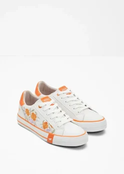 Outlet Sneaker mit Stickerei Damen High Heels|Sneaker