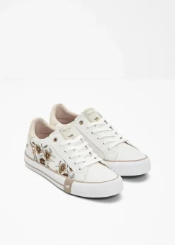 Damen Mustang Sneaker|High Heels|Sneaker mit Stickerei
