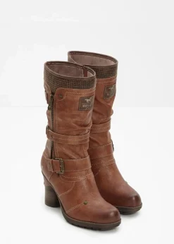 Damen Mustang Stiefel|Gefütterte Winterschuhe|Stiefel