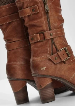 Damen Mustang Stiefel|Gefütterte Winterschuhe|Stiefel