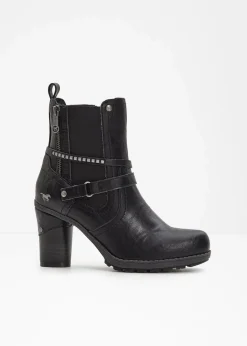Damen Mustang High Heels|Gefütterte Winterschuhe|Stiefelette