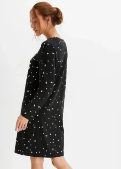 Damen bonprix Wäsche·Nachtwäsche|Nachhaltigere Materialien|Nachthemd aus reiner Bio-Baumwolle