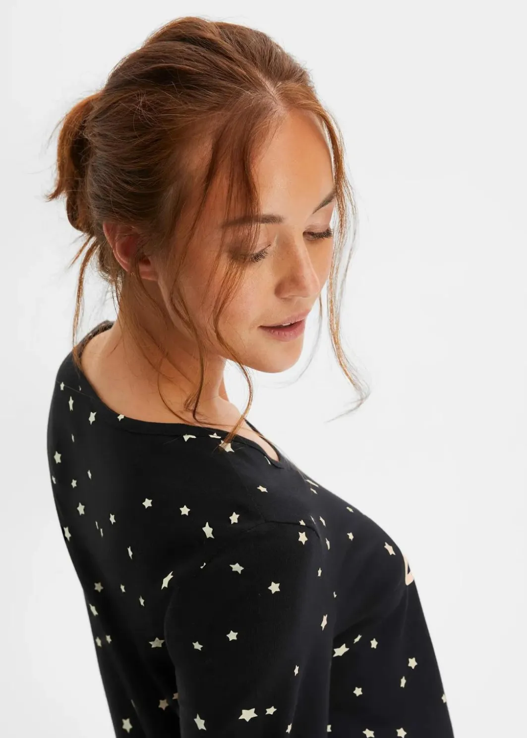 Damen bonprix Wäsche·Nachtwäsche|Nachhaltigere Materialien|Nachthemd aus reiner Bio-Baumwolle
