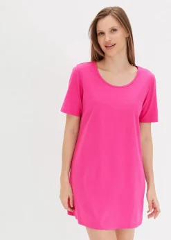 Damen bonprix Nachhaltigere Materialien|Nachtwäsche|Nachthemd mit Rückenausschnitt