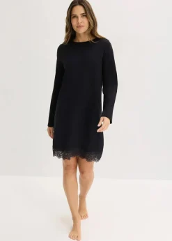 Discount Nachthemd mit Spitze Damen Wäsche·Nachtwäsche|Nachtwäsche