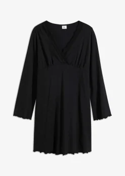 Damen bonprix Wäsche·Nachtwäsche|Nachhaltigere Materialien|Nachthemd mit zarter Spitze
