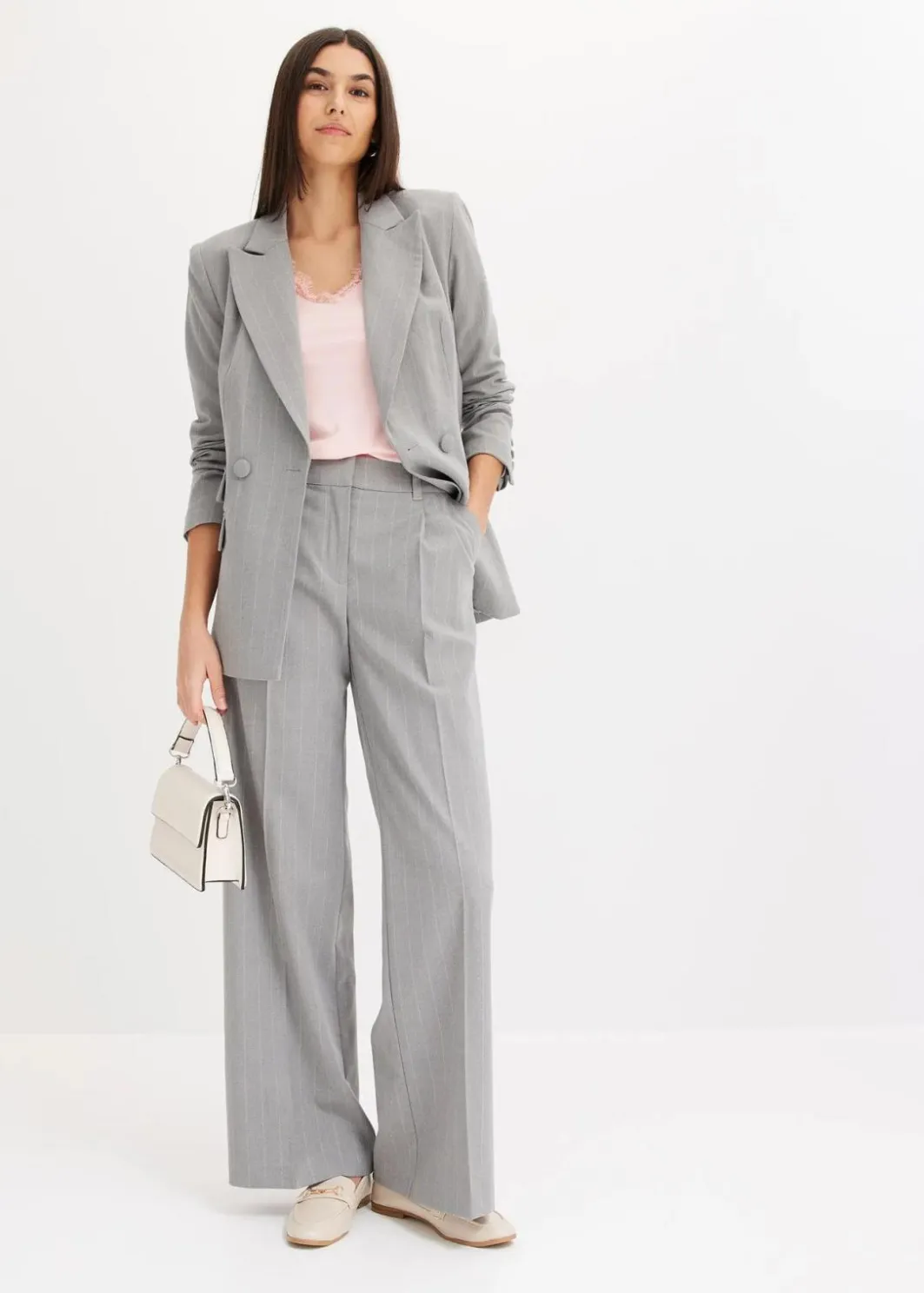 Damen bonprix Blazer|Nadelstreifen Blazer